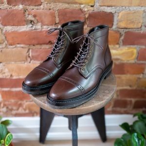 Sagara Boots in Cigar Pull up